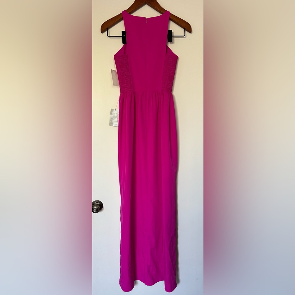Chelsea28 Pink Plumier Fuchsia Maxi Dress Size 0 NWT